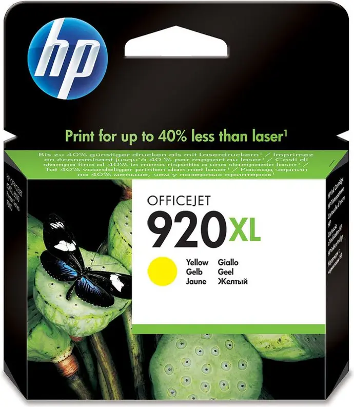 HP 920XL (CD974AE) - Jaune - Cartouche d'encre - Grande capacité