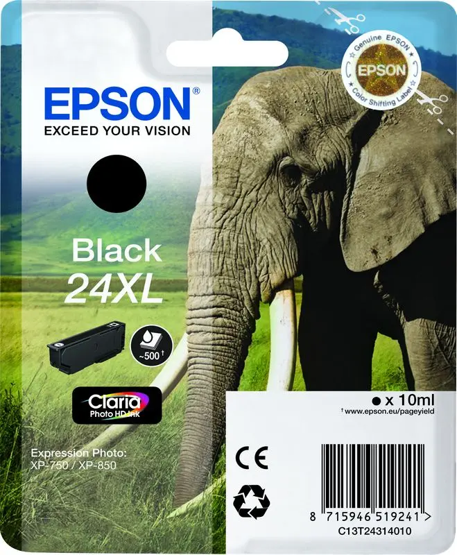 Epson 24XL (C13T24314012) - Noir - Grande capacité