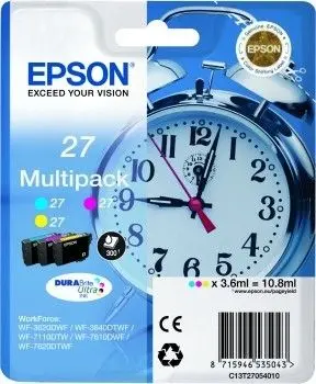 Epson 27 (C13T27054012) - 3-couleurs - Multipack