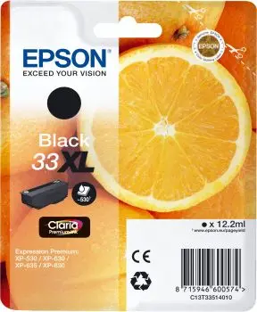 Epson 33XL (C13T33514012) - Noir - Grande capacité