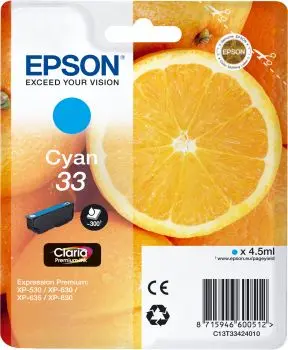 Epson 33 (C13T33424012) - Cyan