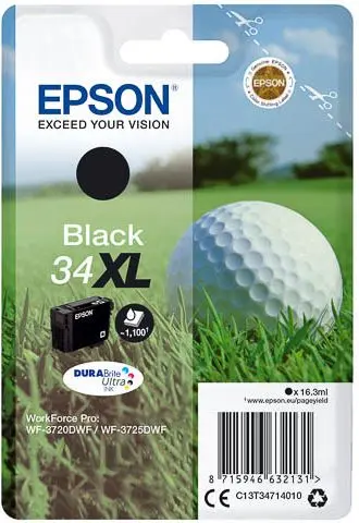 Epson 34XL (C13T34714010) - Noir - Grande capacité