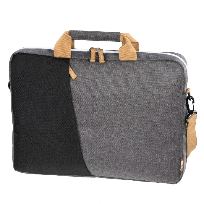 Hama Sacoche d’ordinateur port. "Florence", jusq. 44cm (17,3"), noire/grise