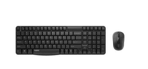 Rapoo X1800S Ensemble Clavier + Souris AZERTY (BE) Noir