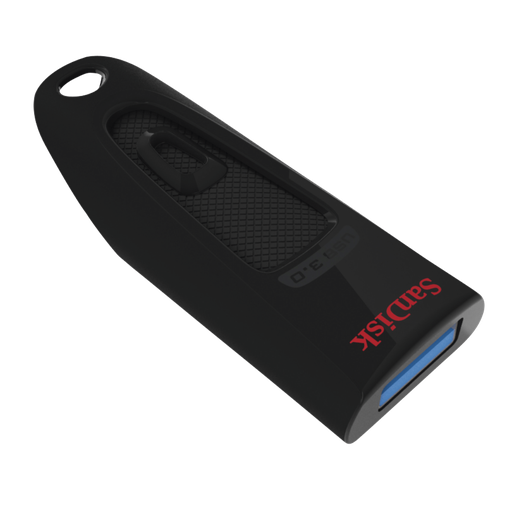 SanDisk Clé USB 3.0 "Ultra", 32GB, 100MB/s, Noir