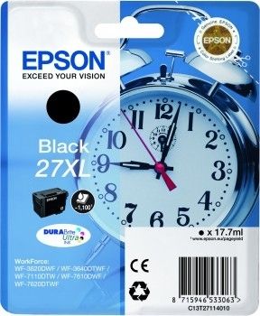 Epson 27XL (C13T27114012) - Noir - Cartouche d'encre - Grande capacité