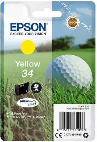 Epson 34 (C13T34644010) - Jaune